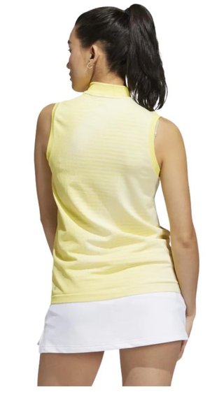 Adidas Primeknit damskie polo, żółte