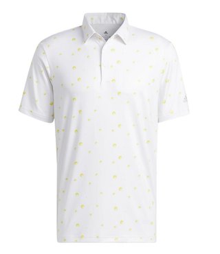 Adidas Ultimate 365 Allover Print męskie polo, biało/żółte