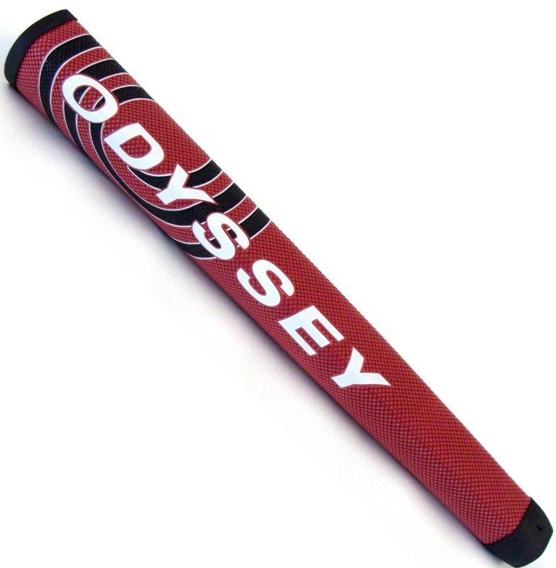 Odyssey Jumbo putter grip, czerwony