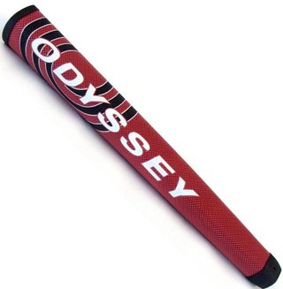 Odyssey Jumbo putter grip, czerwony