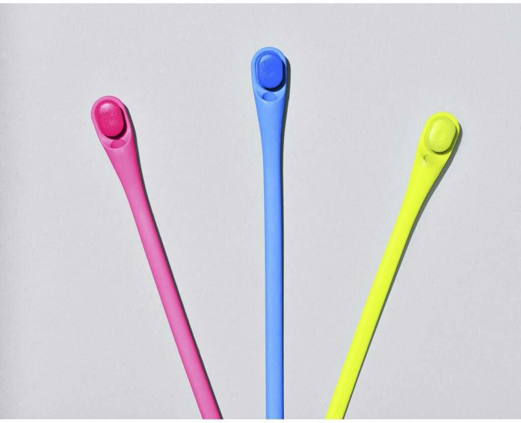 Hickies (14ks) - barevné/neon elastyczne sznurówki, neon multi