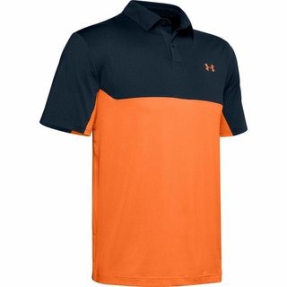 Under Armour Performance 2.0 Colourblock męskie polo, academy/orange