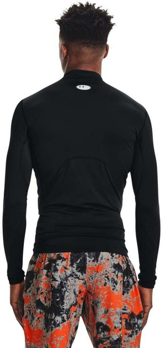 Under Armour ColdGear® Compression Mock męska zimowa koszulka kompresyjna, czarna