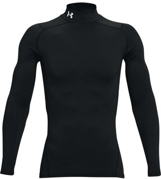 Under Armour ColdGear® Compression Mock męska zimowa koszulka kompresyjna, czarna