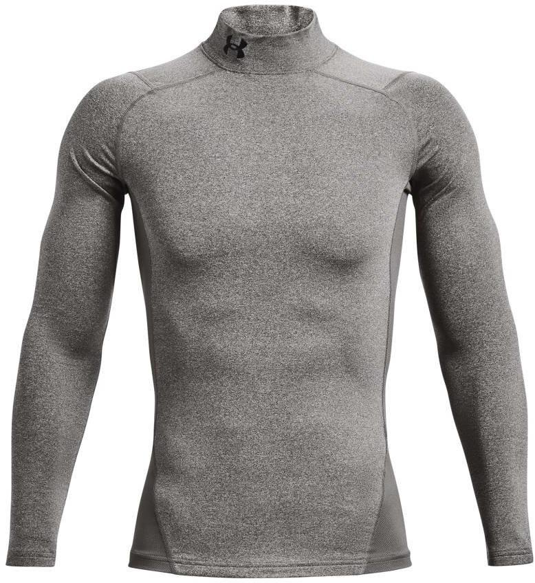 Under Armour ColdGear® Compression Mock męska zimowa koszulka kompresyjna, szara