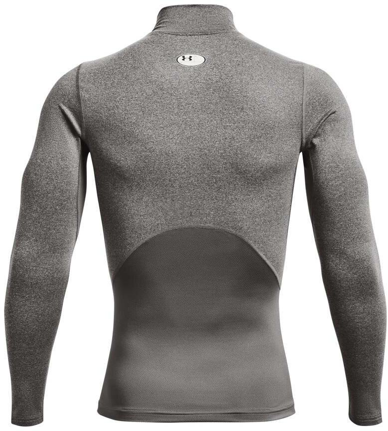 Under Armour ColdGear® Compression Mock męska zimowa koszulka kompresyjna, szara