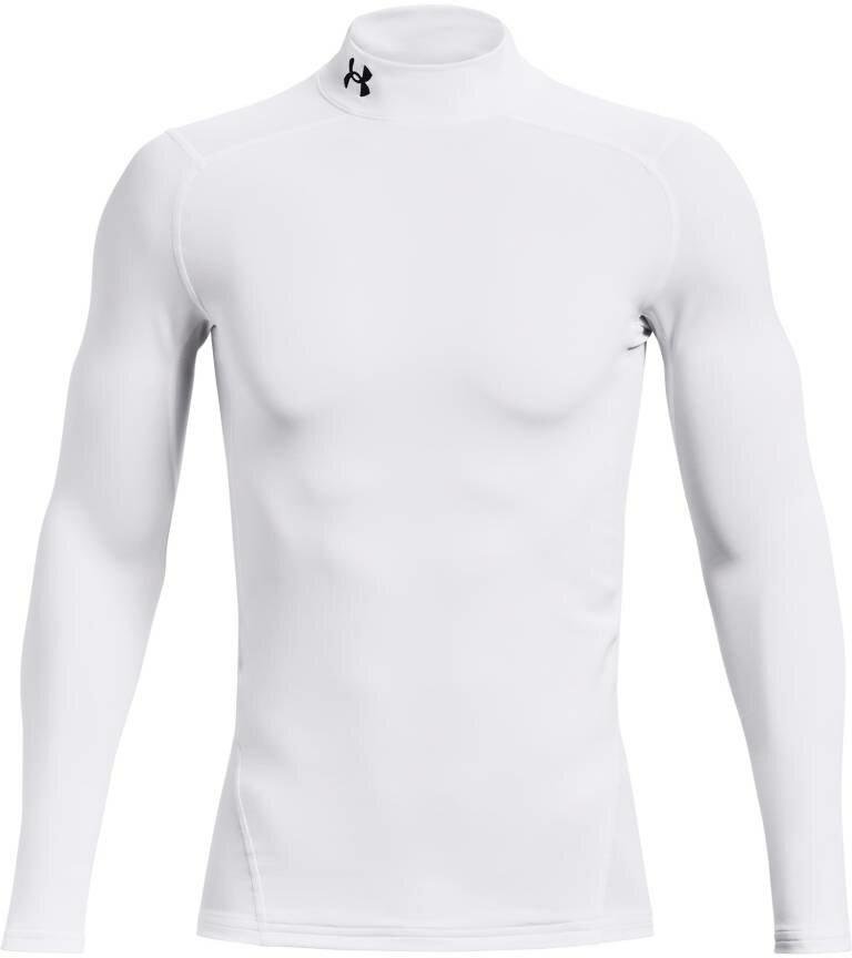 Under Armour ColdGear® Compression Mock męska zimowa koszulka kompresyjna, biała