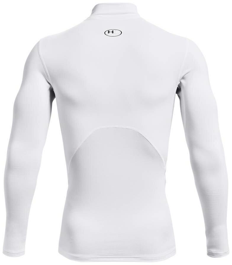 Under Armour ColdGear® Compression Mock męska zimowa koszulka kompresyjna, biała