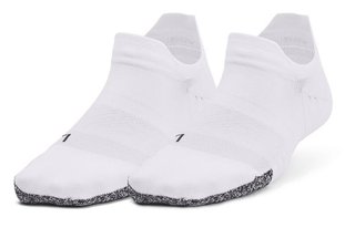 Under Armour Breathe 2 No Show Tab damskie skarpetki, białe, 2 pary
