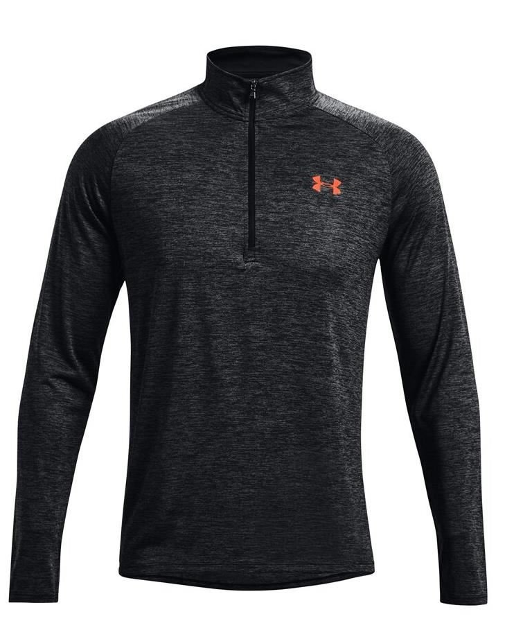 Under Armour Tech 2.0 1/2 Zip męskie polo, czarne