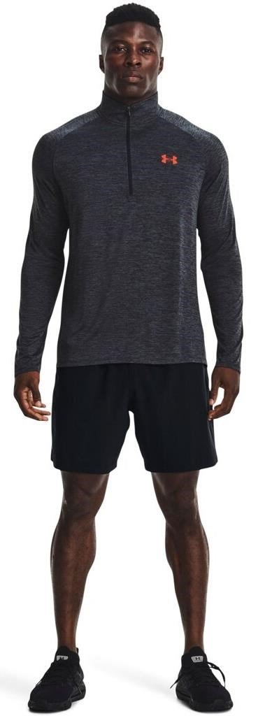 Under Armour Tech 2.0 1/2 Zip męskie polo, czarne