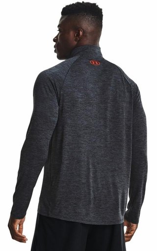Under Armour Tech 2.0 1/2 Zip męskie polo, czarne