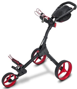 Big Max IQ+ wózek golfowy, czarno/czerwony
