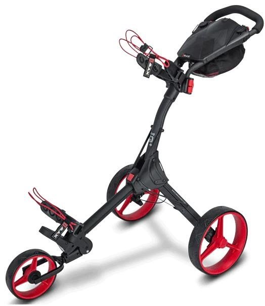 Big Max IQ+ wózek golfowy, czarno/czerwony