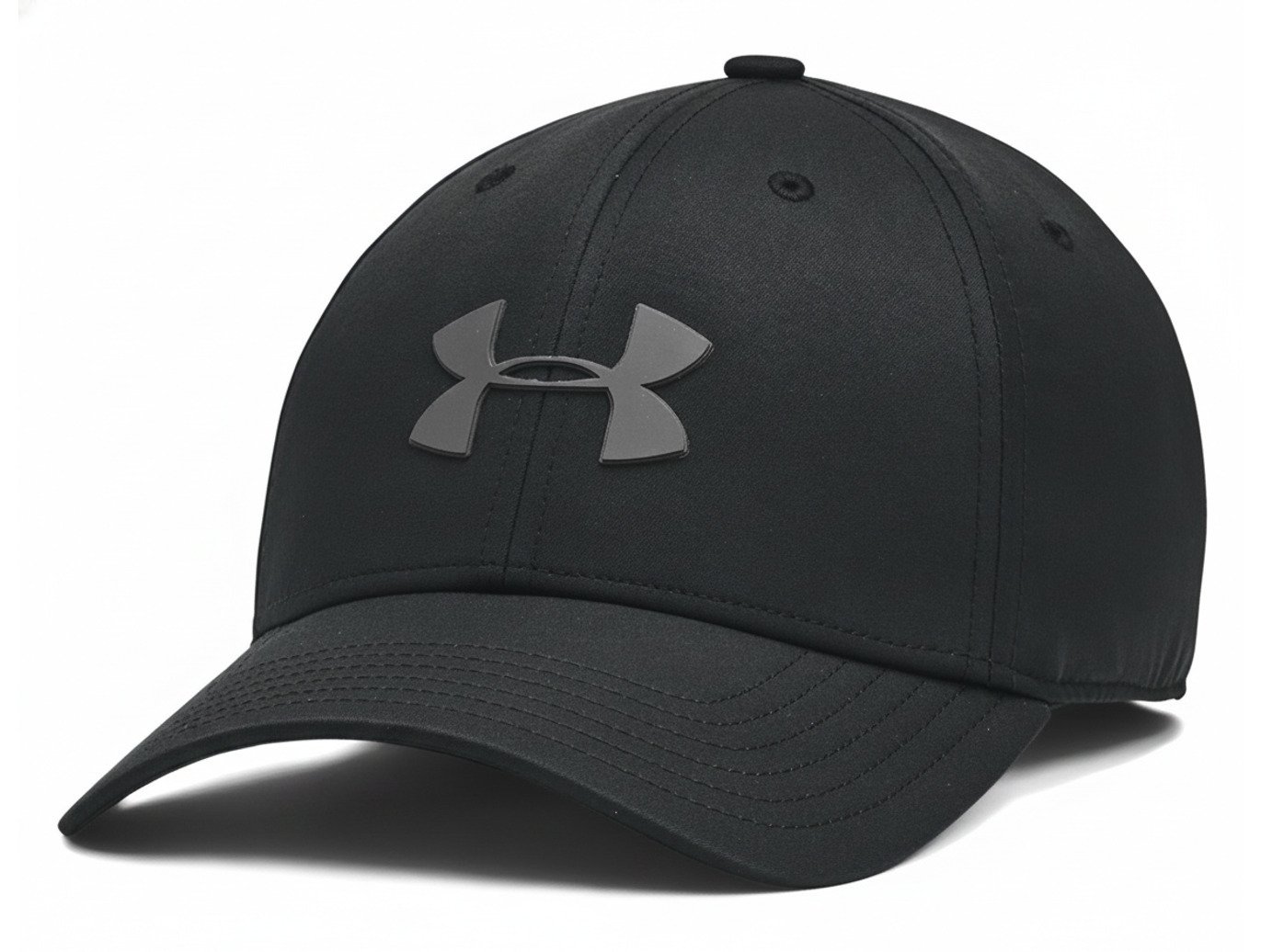 Under Armour Blitzing Low Storm Adj męska czapka z daszkiem, czarno/szara