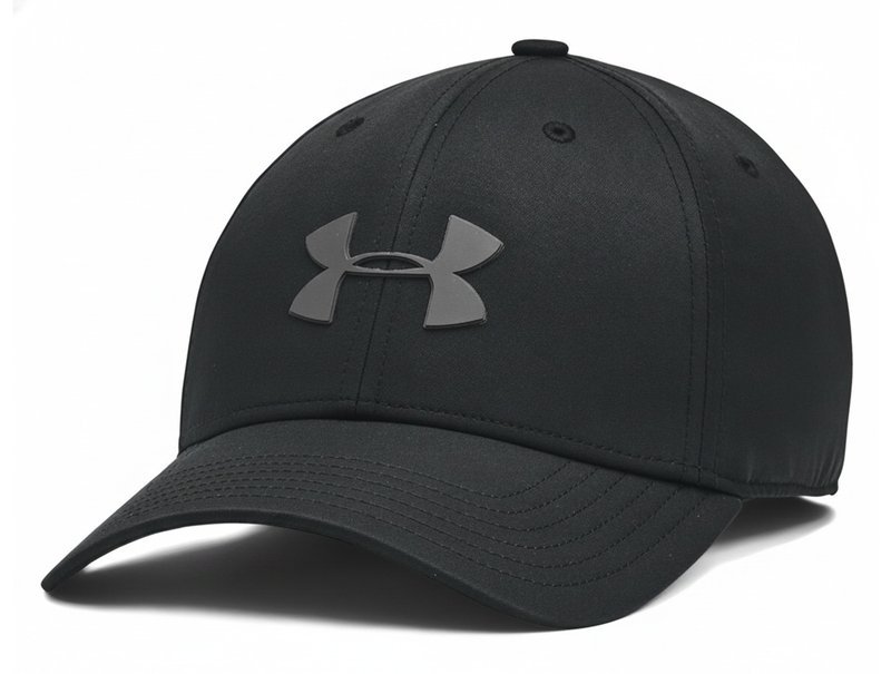 Under Armour Blitzing Low Storm Adj męska czapka z daszkiem, czarno/szara