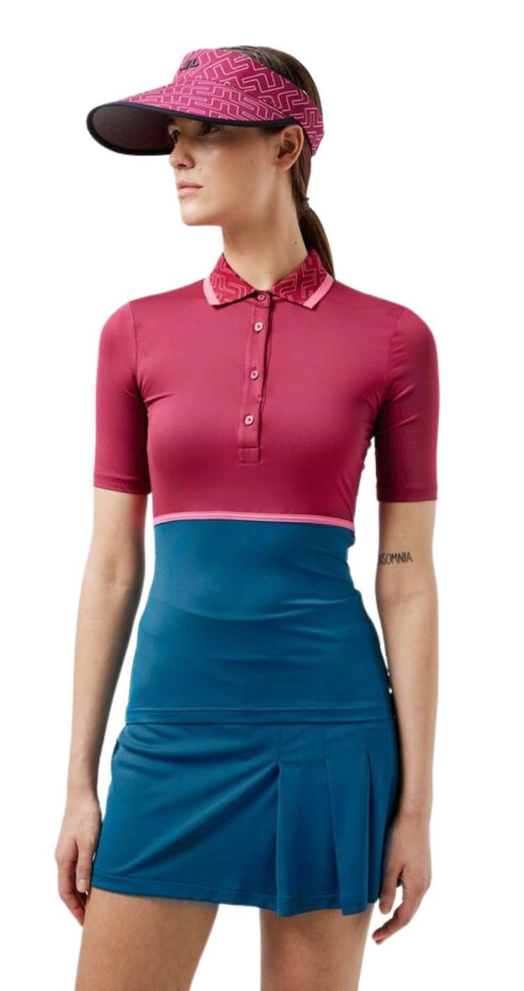 J.Lindeberg Odella damskie polo, anemone