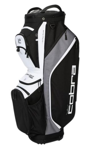 Cobra Ultralight Pro cart bag, czarno/biały