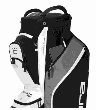 Cobra Ultralight Pro cart bag, czarno/biały