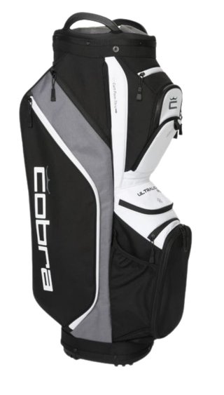 Cobra Ultralight Pro cart bag, czarno/biały