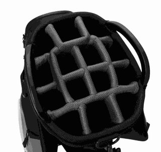 Cobra Ultralight Pro cart bag, czarno/biały