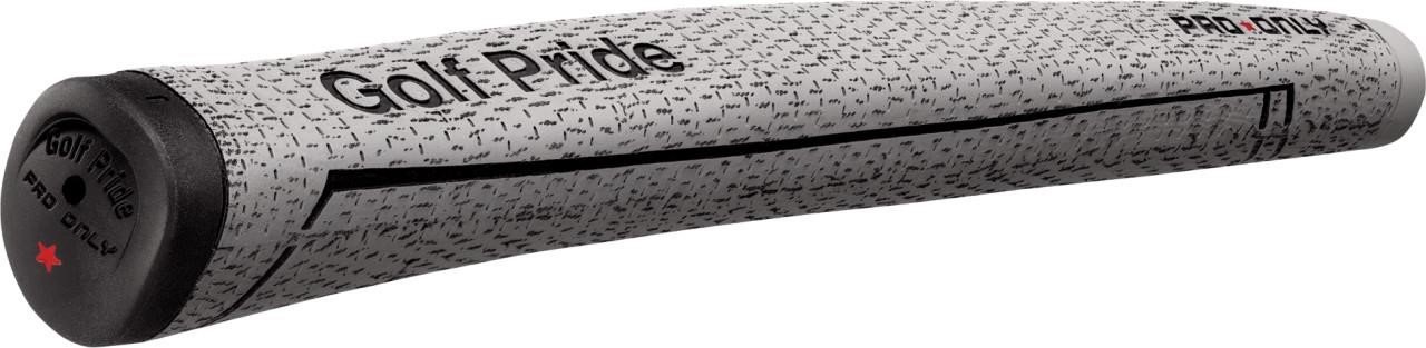 Golf Pride Pro Only Cord Red Star 72cc putter grip, szary