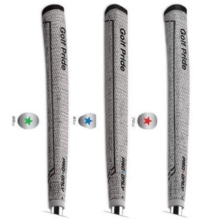 Golf Pride Pro Only Cord Green Star 88cc putter grip, szary