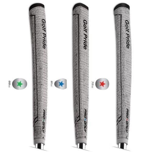 Golf Pride Pro Only Cord Green Star 88cc putter grip, szary