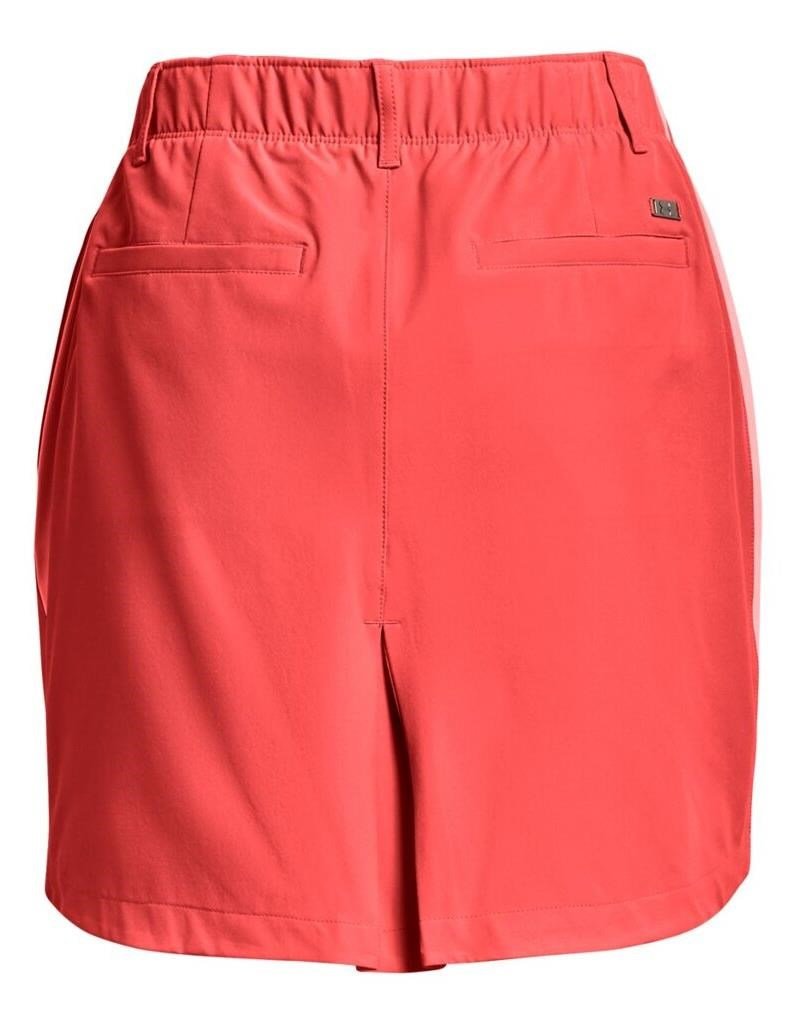 Under Armour Links Woven Printed damska spódnica golfowa, pomarańczowa