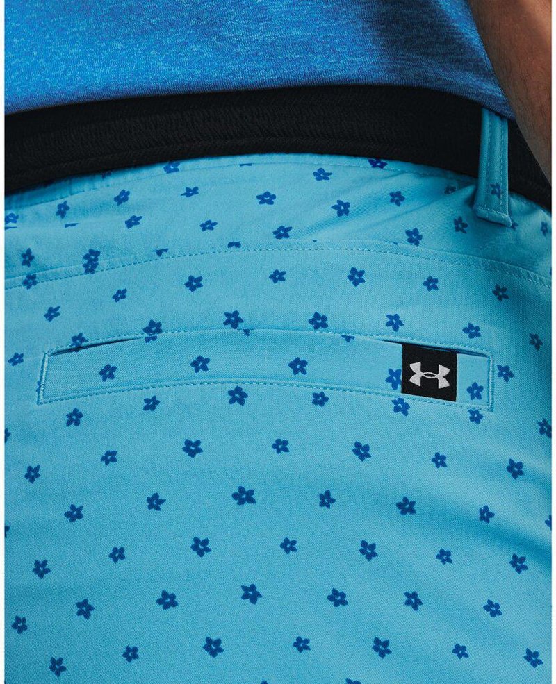 Under Armour Drive Printed Short męskie spodenki, niebieskie