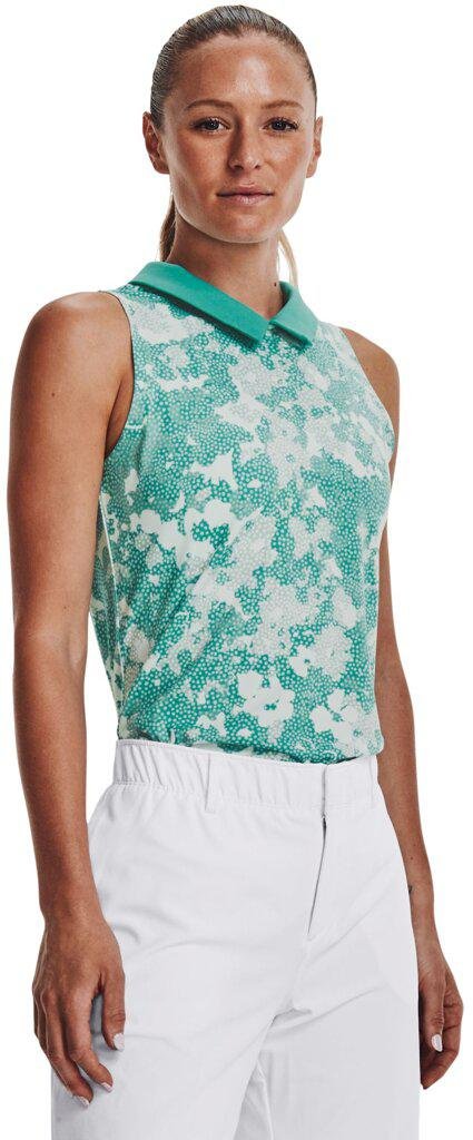 Under Armour Zinger Rise Slvls Polo damskie polo, zielone