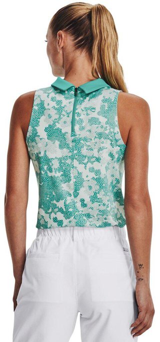 Under Armour Zinger Rise Slvls Polo damskie polo, zielone