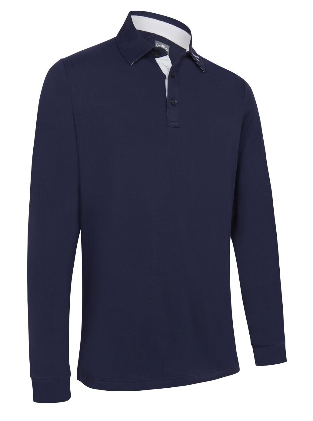 Callaway Long Sleeve Performance męskie polo, granatowe