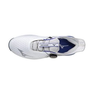 Mizuno Wave Hazard Boa męskie buty golfowe, biało/niebieskie