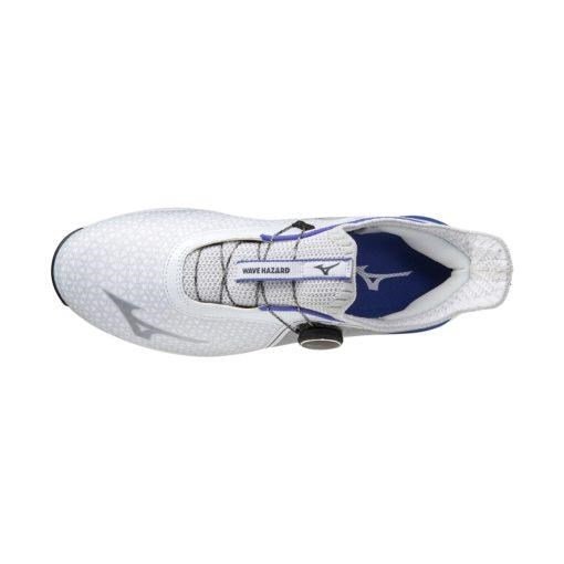Mizuno Wave Hazard Boa męskie buty golfowe, biało/niebieskie