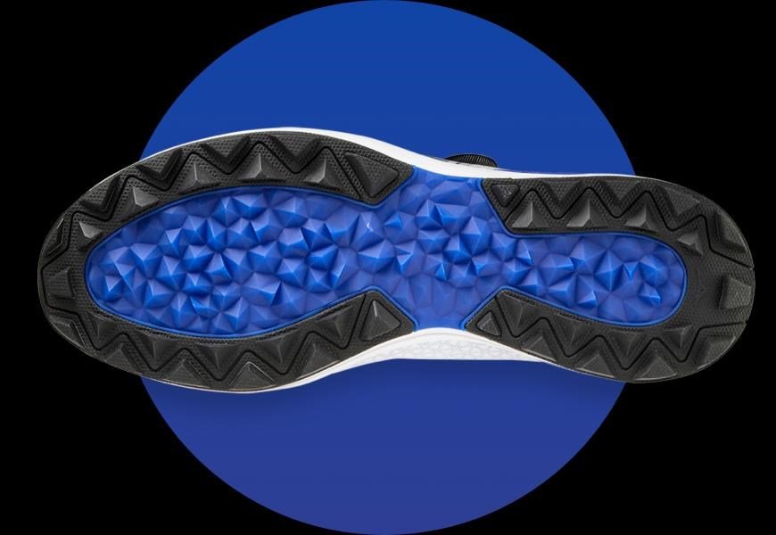 Mizuno Wave Hazard Boa męskie buty golfowe, biało/niebieskie