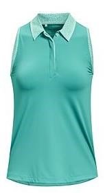 Under Armour Iso-Chill Sleeveless damskie polo, zielone