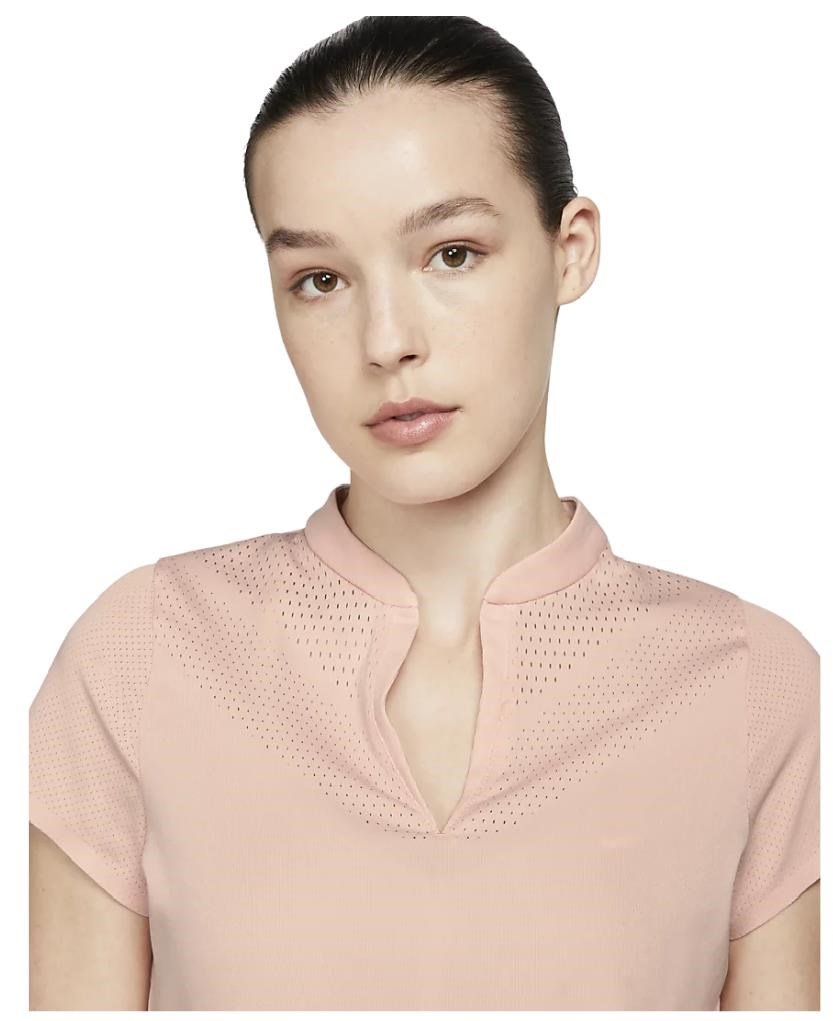 Nike Dri-FIT ADV Ace damskie polo, jasno pomarańczowe