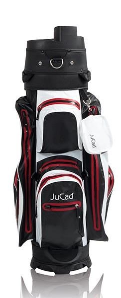 JuCad Manager Dry Cart bag, czarno/biało/czerwony
