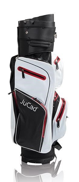 JuCad Manager Dry Cart bag, czarno/biało/czerwony