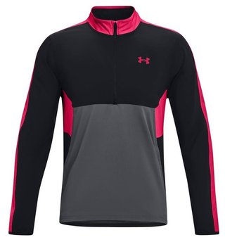 Under Armour Storm Windstrike 1/2 Zip męska kurtka, czarno/szaro/różowa