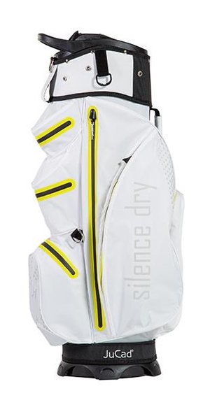 JuCad Silence Dry cart bag, biało/żółty
