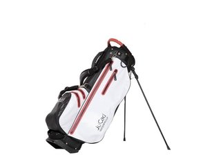 JuCad 2in1 Waterproof stand bag, czarno/biało/czerwony