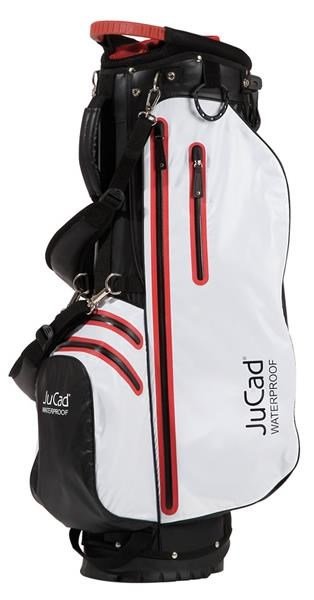 JuCad 2in1 Waterproof stand bag, czarno/biało/czerwony