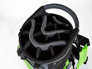 JuCad 2in1 Waterproof stand bag, czarno/biało/czerwony