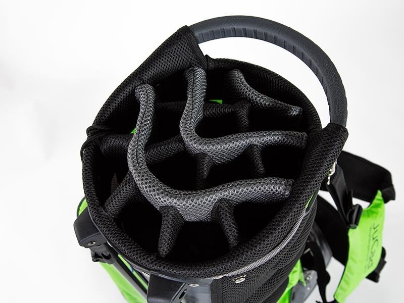 JuCad 2in1 Waterproof stand bag, czarno/biało/czerwony