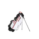 JuCad 2in1 Waterproof stand bag, czarno/biało/czerwony