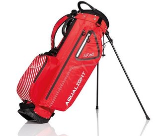 JuCad Aqualight Waterproof 2in1 stand bag, czerwony