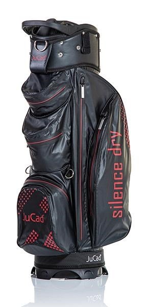 JuCad Silence Dry cart bag, czarno/czerwony