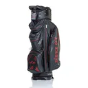 JuCad Silence Dry cart bag, czarno/czerwony